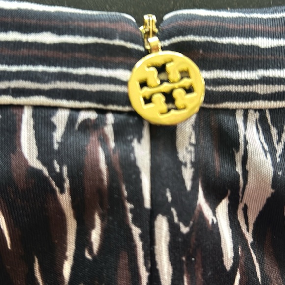 TORY BURCH Silk Jersey “Kareema” Midi Dress NEUTRAL US XL EUC - Picture 4 of 5